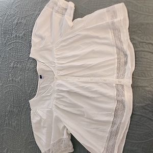 Old Navy white cotton blouse